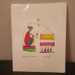 Brian Andreas Print "Permanent To-Do List"